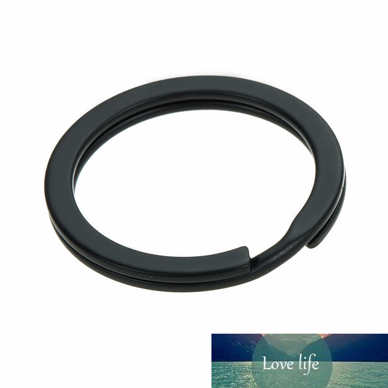 

20pcs/lot 25mm/28mm/30mm Black Metal Key Chains Split Ring (Never Fade) Key Rings Fit Bag Keychain Car for Diy Jewelry Making