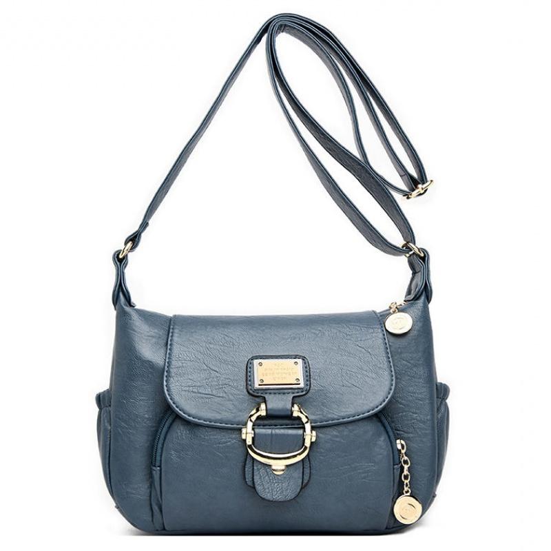 

Ladies Handbags Sac A Main Crossbody Bags for Women 2021 Leather Shoulder Bags Female Messenger Bag Soft Flap Bag, Black