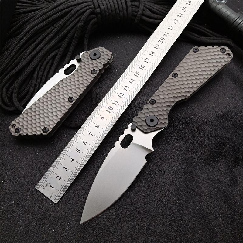 

NEW CNC D2 Blade Titanium Handle SMF SNG Style Pocket Folding Knife EDC ST08