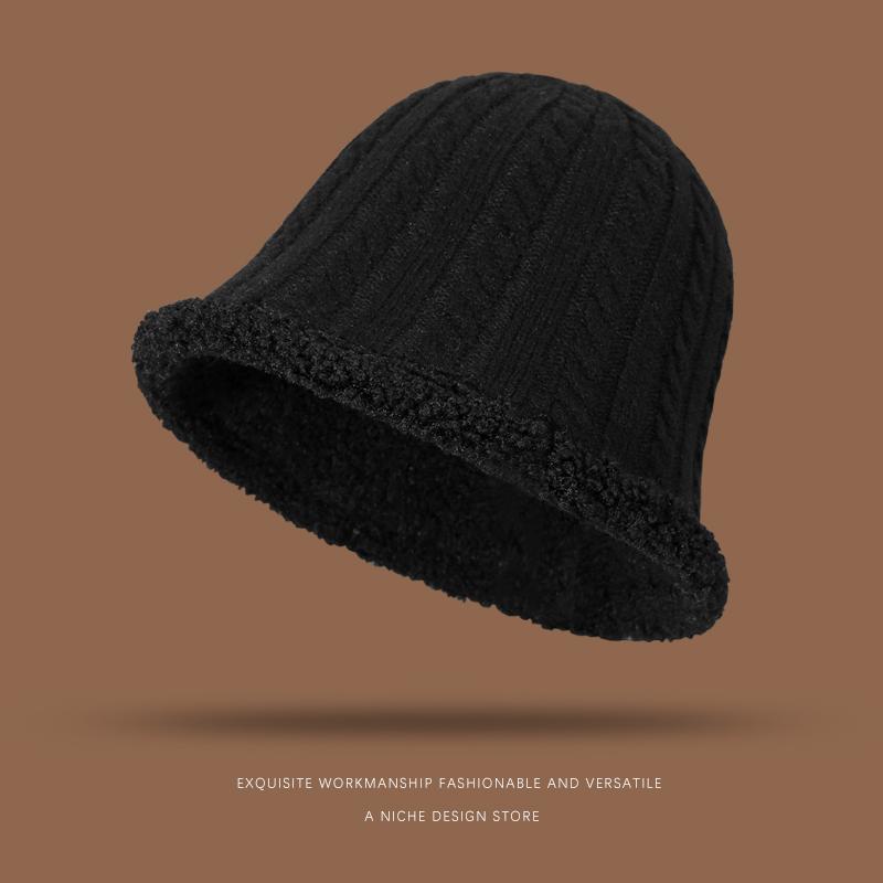 

same hat for women in autumn and winter, Black