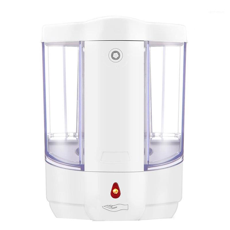 

Automatic Touchless Soap Dispenser Wall-Mounted Battery Operated IR Infrared Sensor Hand Disinfectant(Transparent-800Ml)1