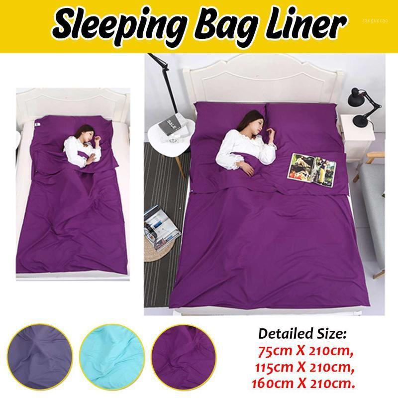 

Hotel Camping Sleeping Bag Envelope Waterproof Shell Lightweight Sleeping Bag Compression Inner Sheet Sack for Hiking Travel1
