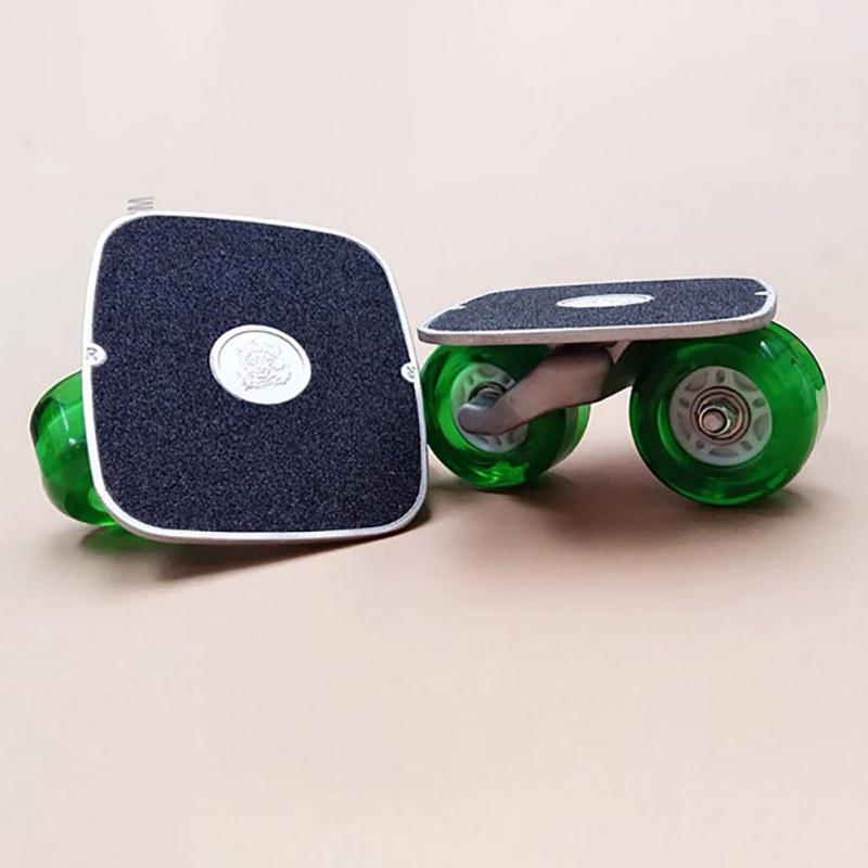 

1 Pair Skateboard Aluminium Alloy Mini Drift Board Skate Short Skateboard Skate Board Roller