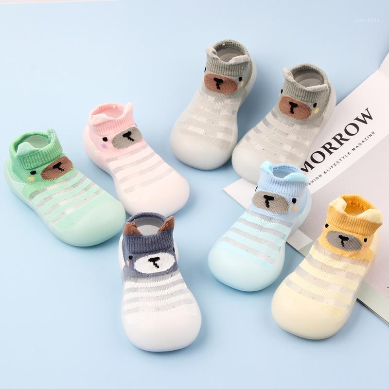 

Spring Summer Children Indoor Socks Shoes Toddler Baby Anti-slip Floor Socks With Soft Rubber Sole1, Blue