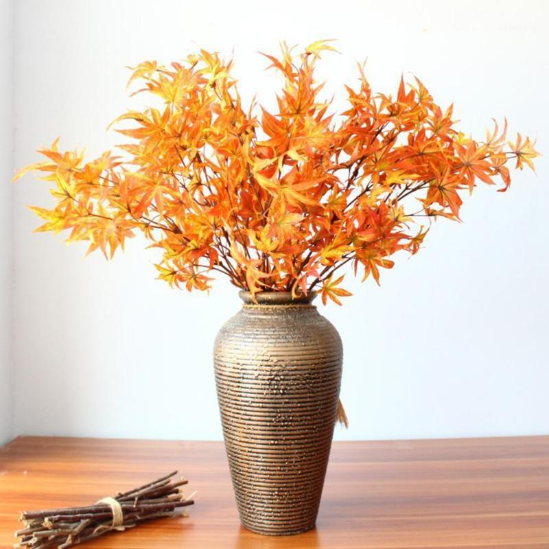 

1Pc Home Decoration Artificial Plants Vivid Artificial Branch Fake Plant Home Decor Photo Props plantas artificiales1, Red