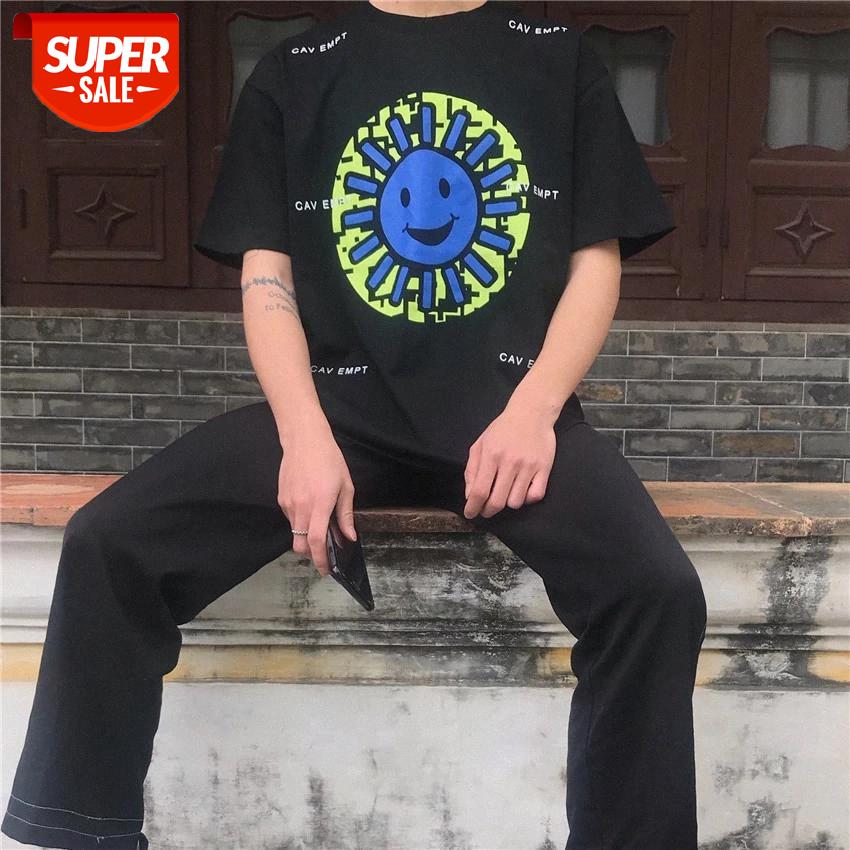 

CAVEMPT T-shirt Men Women Unisex Cav Empt T Shirt SOLAR Logo Print C.E Tee Hip Hop Cotton T Shirts #OA8T, White;black