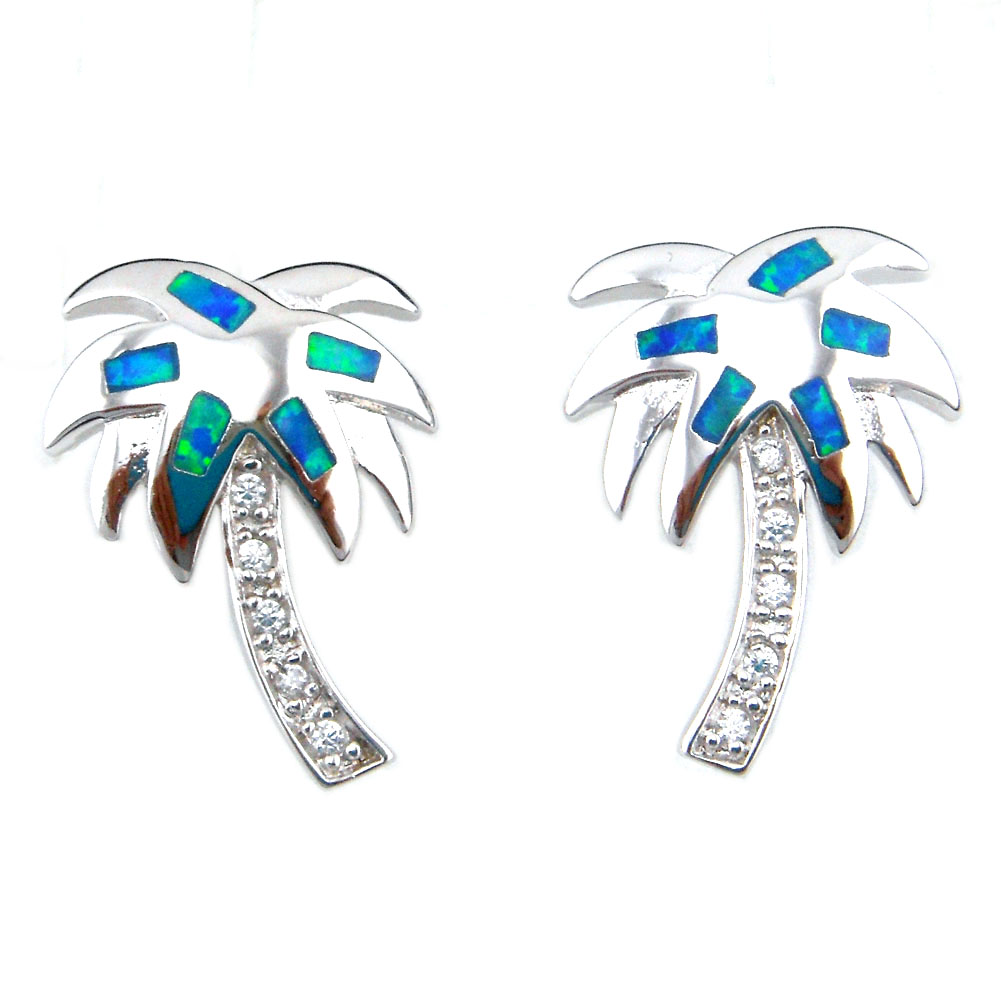 

fashion opal earring Mexican design earrings palm tree earring