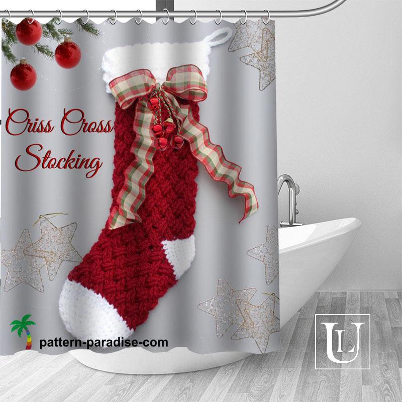

Custom merry Christmas stocking Shower Curtain MORE SIZE Waterproof Fabric Shower Curtain for Bathroom Decor Dropshipping