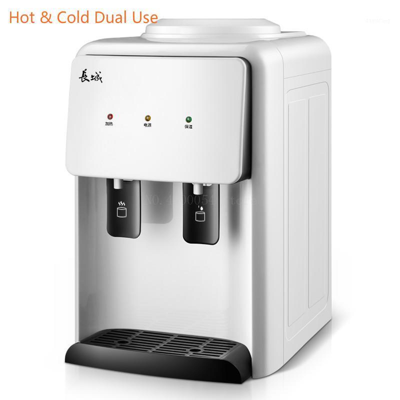 

Home Desktop Mini Warm&Hot Water Dispenser Pushing Switch Convenient Getting Water Energy-saving Heating Machine1