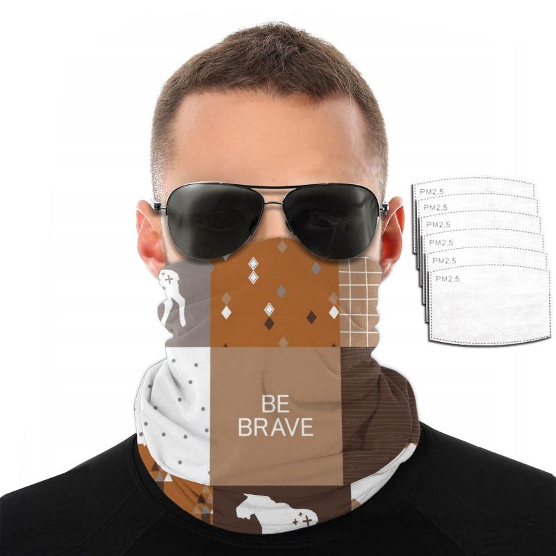 

Bandana Face Shield Tube Scarf Scandinavian Deer Neck Breathable Headband Men 2021