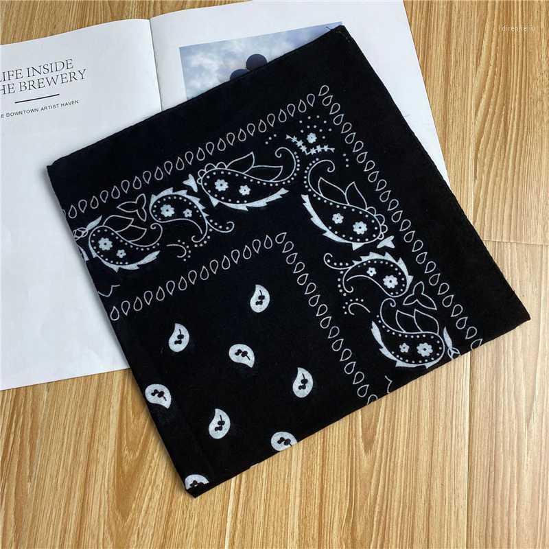 

Cotton Cashew Flower Square Scarf Hip-Hop Headscarf Face Towel Small Square Towel Wrist Strap Retro Casual Unisex1, Style 2