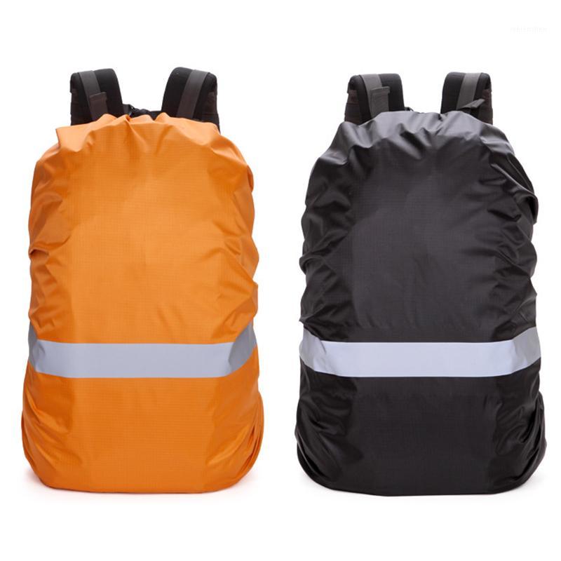 

35L 45L 60L 80L Waterproof Backpck Rain Cover Reflective Strip Hiking Rucksack Cover Ultraweight Outdoor Sports Bag Rain1, Orange 20l