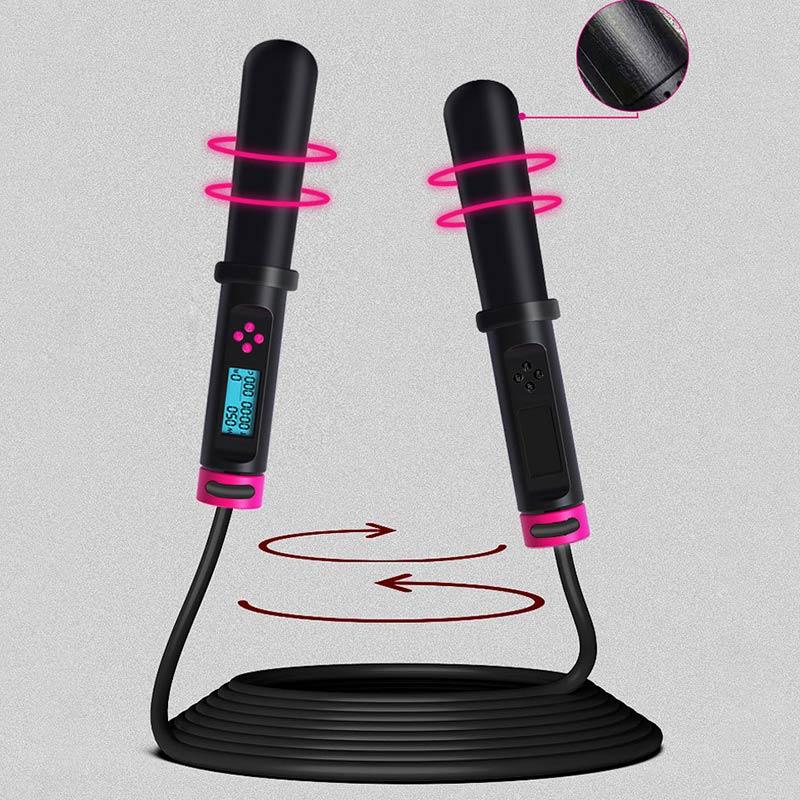 

Speed Jump Rope 2.8m CrossfitAdjustable Skipping Rope With Cable Ball Bearings Anti-Slip Handle Fitness Skip Workout Training