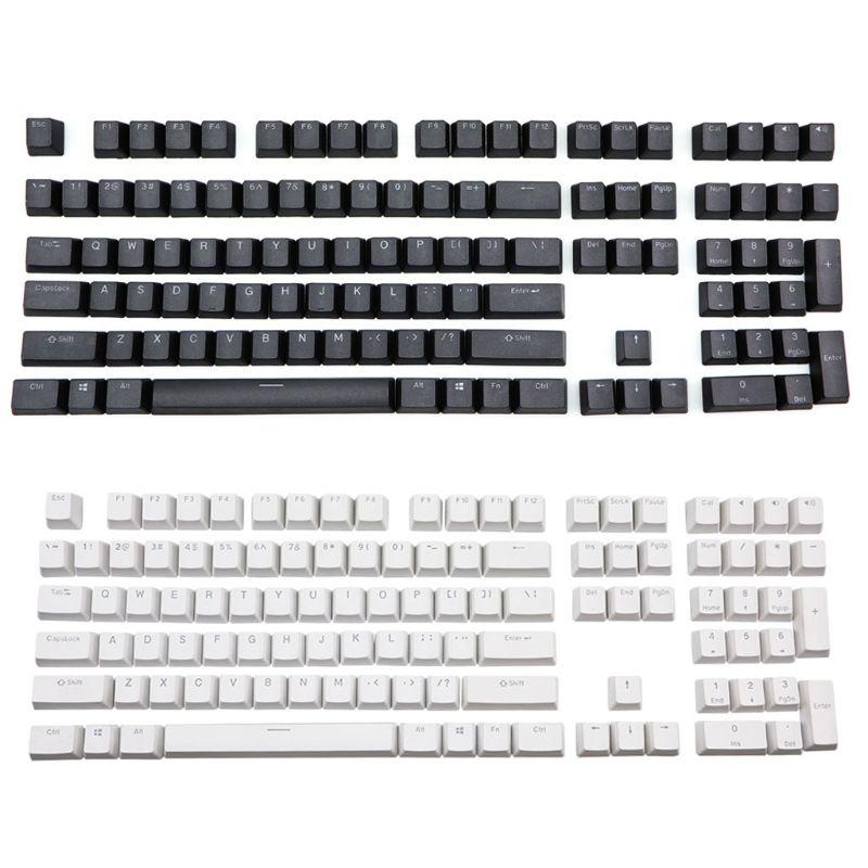 

108 PBT Double Shot Backlit keycaps For K70 K65 K95 RGB Keyboard Keycaps T3LB