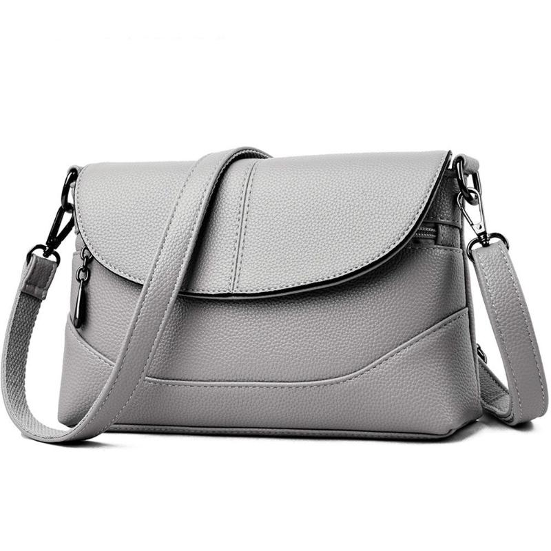 

Hot Leather Luxury Handbags Women Bags Designer Handbags High Quality Crossbody Bags For Women Shoulder Messenger Bag, Black