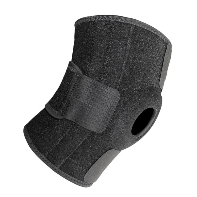 

1PC Knee Pad Breathable Knee Support Strong Protector Sport Equipment for Outdoor Climbing Running (4 Springs, Black