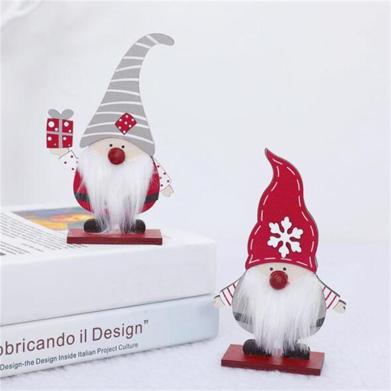 

Wooden Faceless Doll Christmas Decorations Forest Old Man Pendants Decor For Desktop Home Happy New Year Gifts 2021 Navidad1