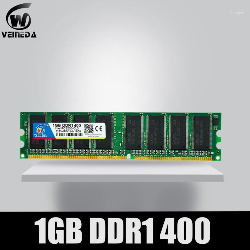 

VEINEDA DDR1 2GB 2X1GB DDR 1 gb pc3200 ddr400 400MHz 184Pin Desktop ddr memory CL3 DIMM RAM 2G1