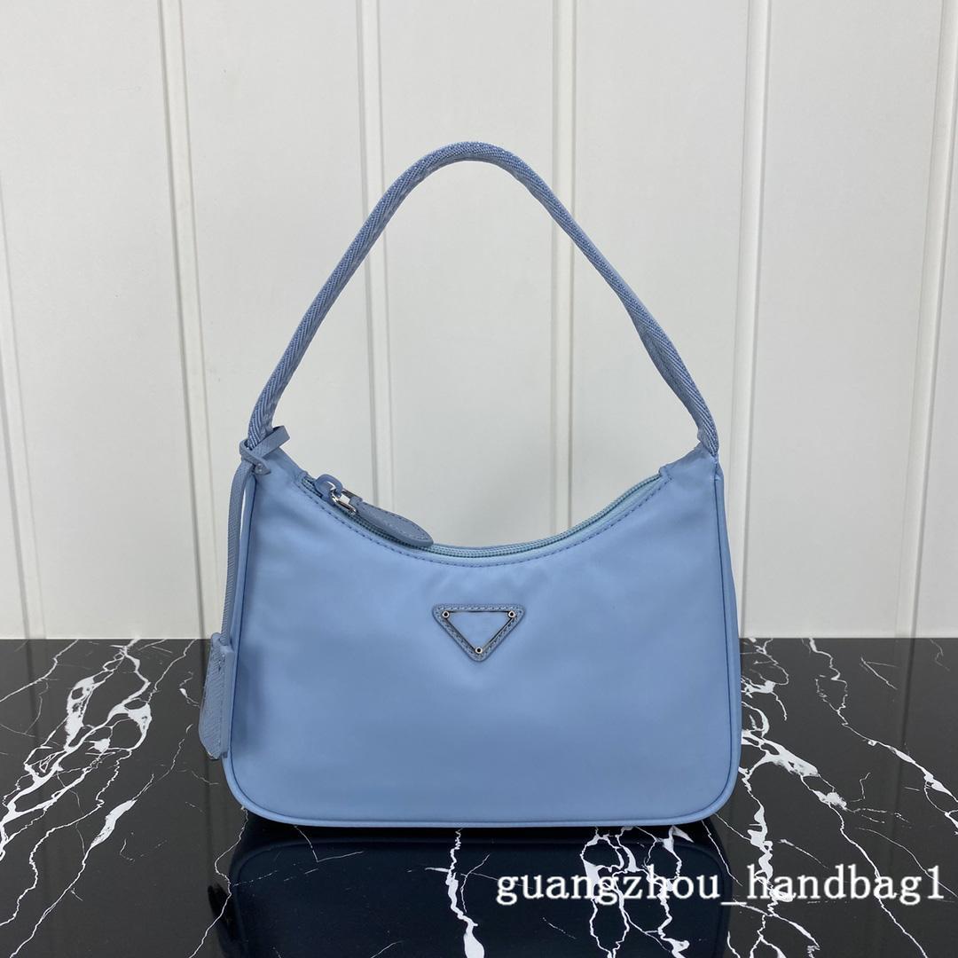 

Designer Shoulder Bags Women Nylon Handbags Top Quality Tote Leather Underarm Bags Lady Crossbody Purses European Baguette Small 3 Piece Purse, Color1