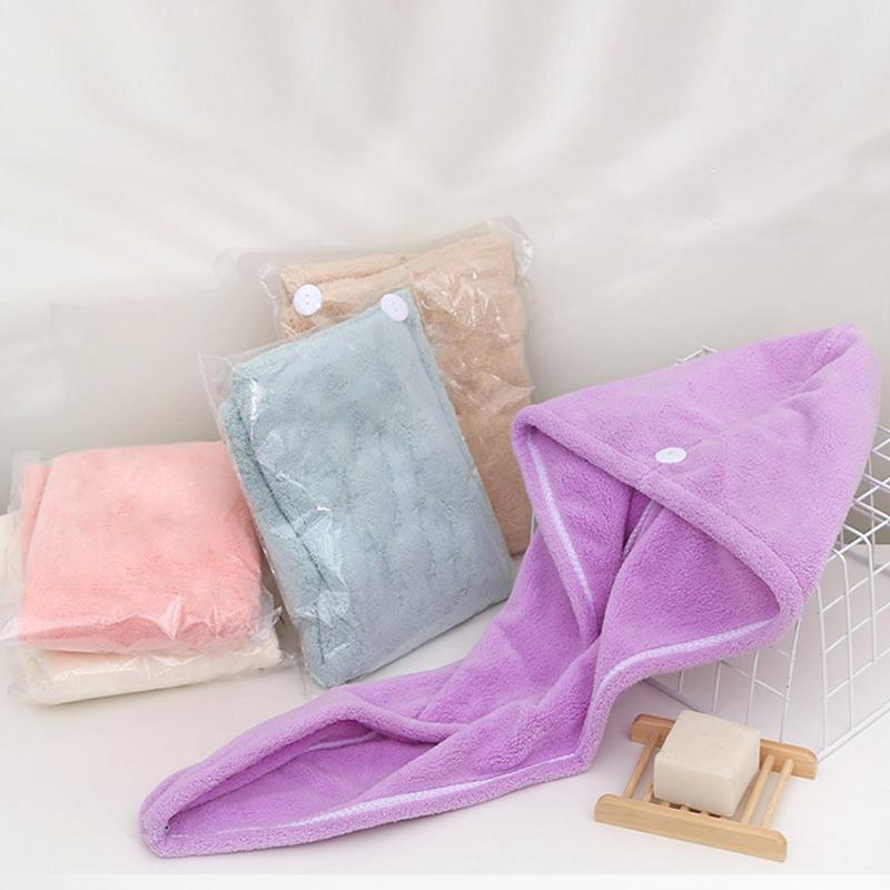 

Microfiber Towel Hair Dry Quick Drying Womens Girls Towel Quick Dry Hair Hat Cap for Man Tools Turban Head Wrap Bathing Tools, 105