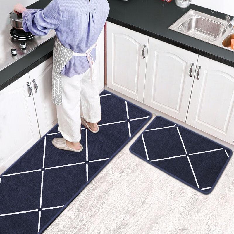 

Nordic Geometric Non-slip Floor Door Kitchen Mats Outdoor Living Room Carpet Rugs For Bedroom Kitchen Bathroom Toilet Foot Pad1