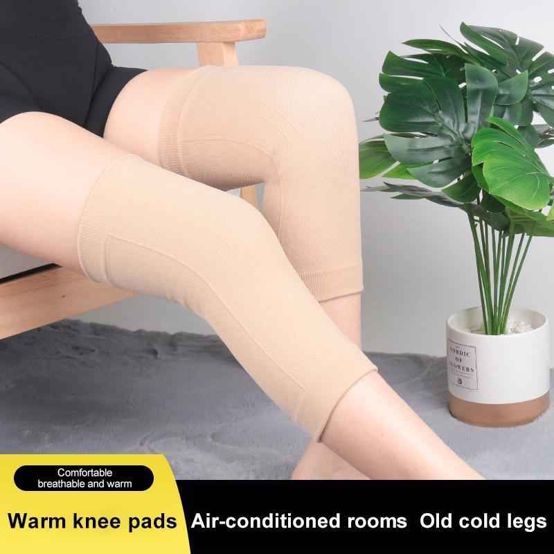 

1 Pair Winter Warm Knee Support Sleeve Compression Knee Pads Women Men Cycling Protector For Relief Arthritis Pain1, Black