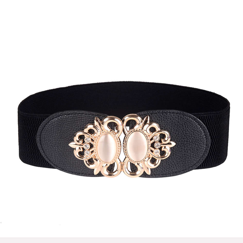 

Women's palace belt decoration with diamond, Black