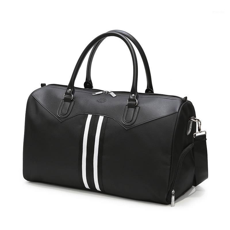 

Short distance large capacity travel bag shoes position travel bag luggage for men and women business people1, Black