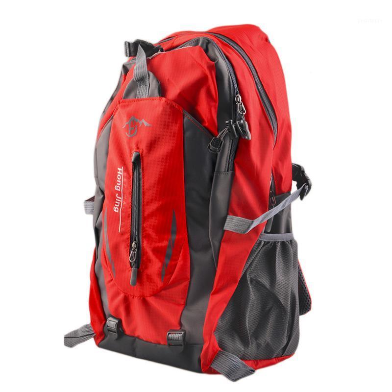 

Outdoor Sport 40L Camping Backpack Nylon Lightweight Mountaineering Backpack Climbing Hiking Rucksack Large Capacity Travel Bag1, Green