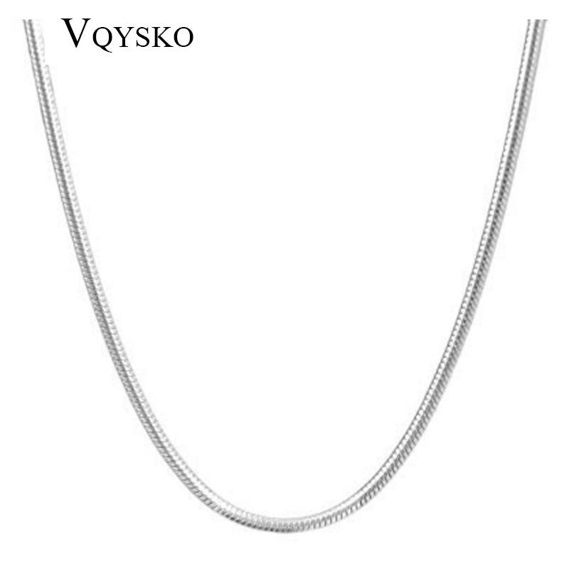 

1.5mm 316L Stainless Steel Snake Chain Necklace Wholesale