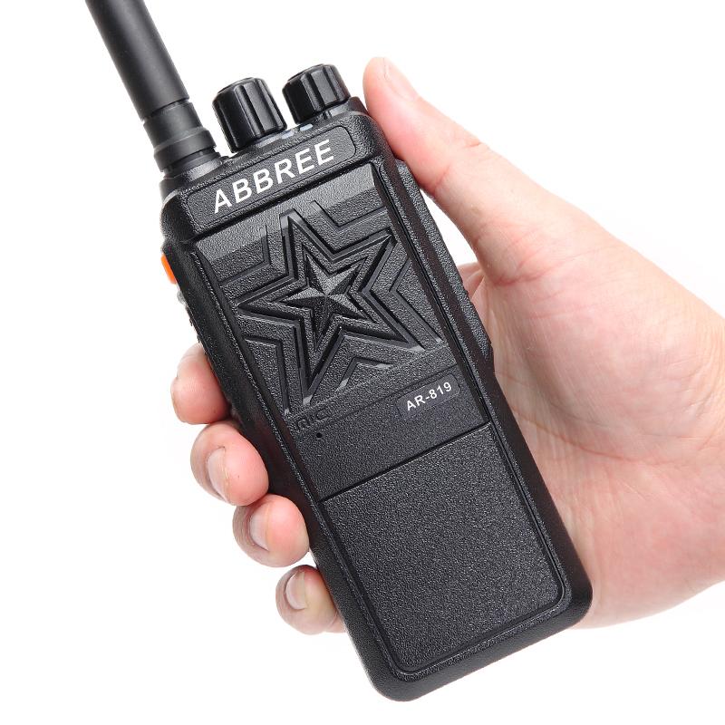 

ABBREE AR-819 10W Powerful No magnetic Loudspeaker 16CH 3000Mah 10KM Long Range Walkie Talkie Hunting Ham CB Radio HF Transceive