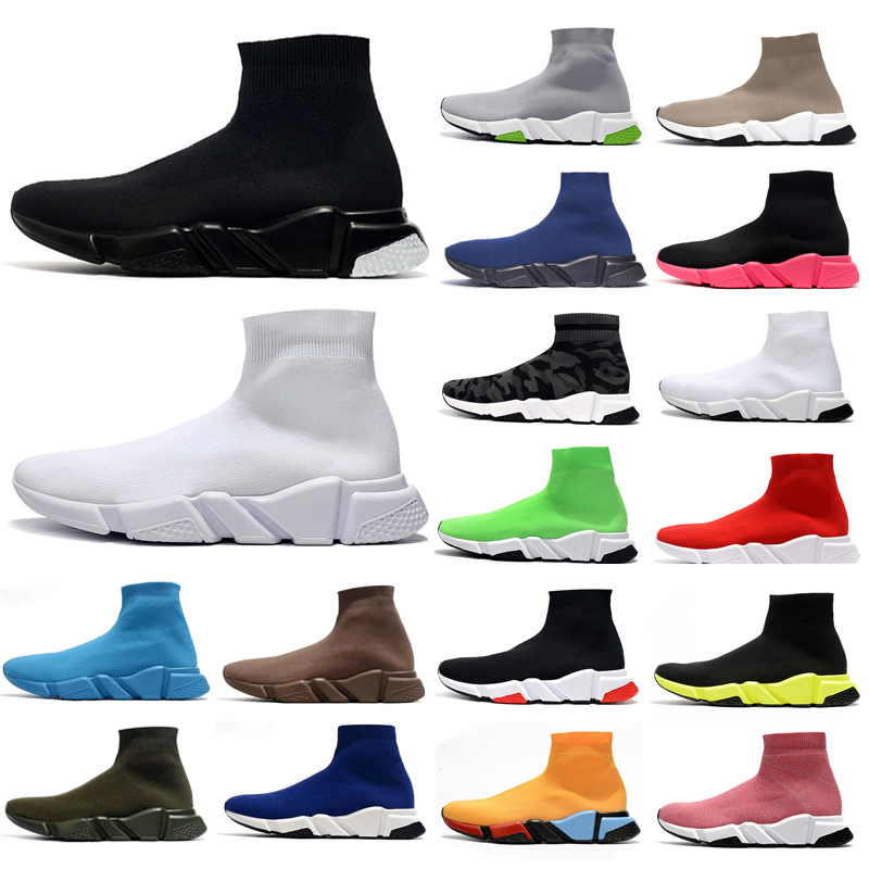 

2021 designer sock sports speed 1.0 2.0 trainers trainer luxury women men runners shoes trainer sneakers socks boots platform #63, Box