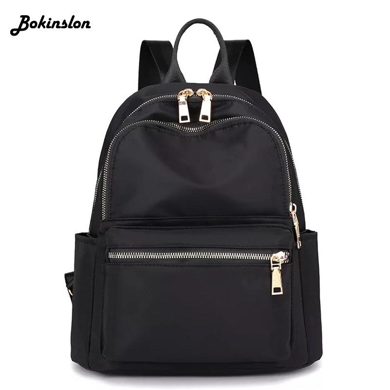 

Bokinslon PU Leather Womans Fashion Bag Wild PU Backpack Casual Womens Backpack Diagonal Bag, Dahao-blackz