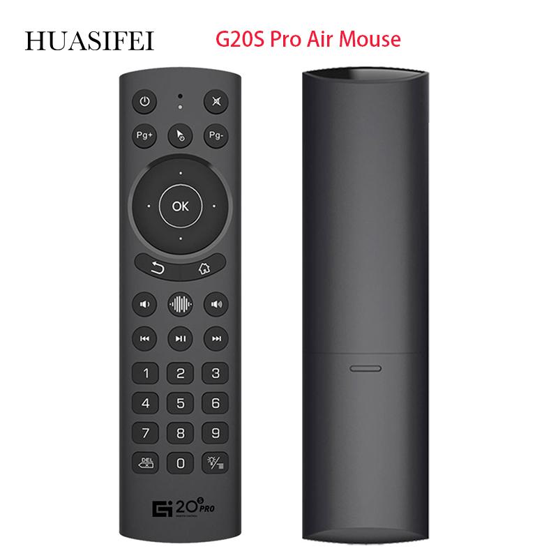 

G20S Pro voice-backlit smart air mouse gyroscope IR learning smart tv remote for Android TV box BOX Google