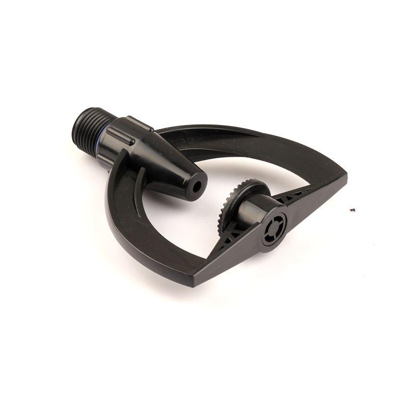 

15pcs Rain-Shaped Refraction Nozzle, 1/2inch Male Thread Butterfly-Shaped Scattering Nozzle, Impact Nozzle Sprinkler Equitment, Black