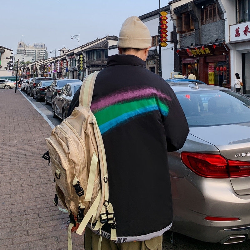 

Man-quilted 2021 Cotton Clothes New Autumn Long and Thick Cotton-quilted Winter Men's Clothing O756, White