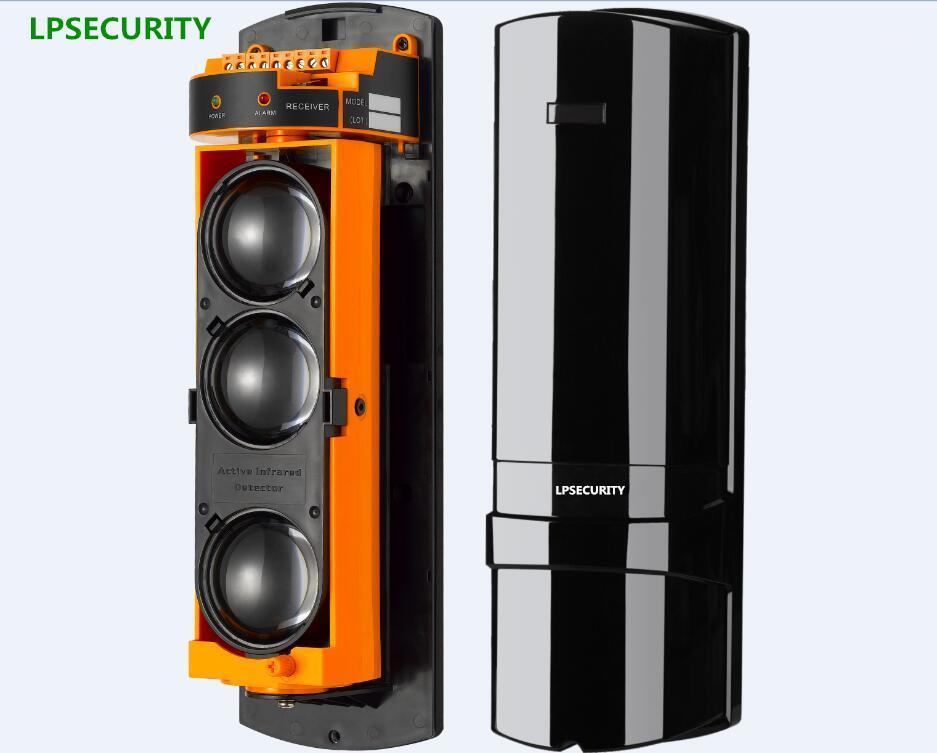

LPSECURITY 100m to 250m Intrusion Alarm Infrared Detector Burglar Alarm Photoelectric 3 Beam Perimeter Fence Window Outdoor1