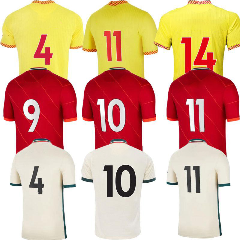 

VIRGIL soccer jersey 22 23 FIRMINO DIOGO J ALEXANDER ARNOLD MILNER FABIO Maillots de football Shirt 2022 2023 Men + Kids Kits Customized Uniforms Fans Version Player, 22 23 third+patch