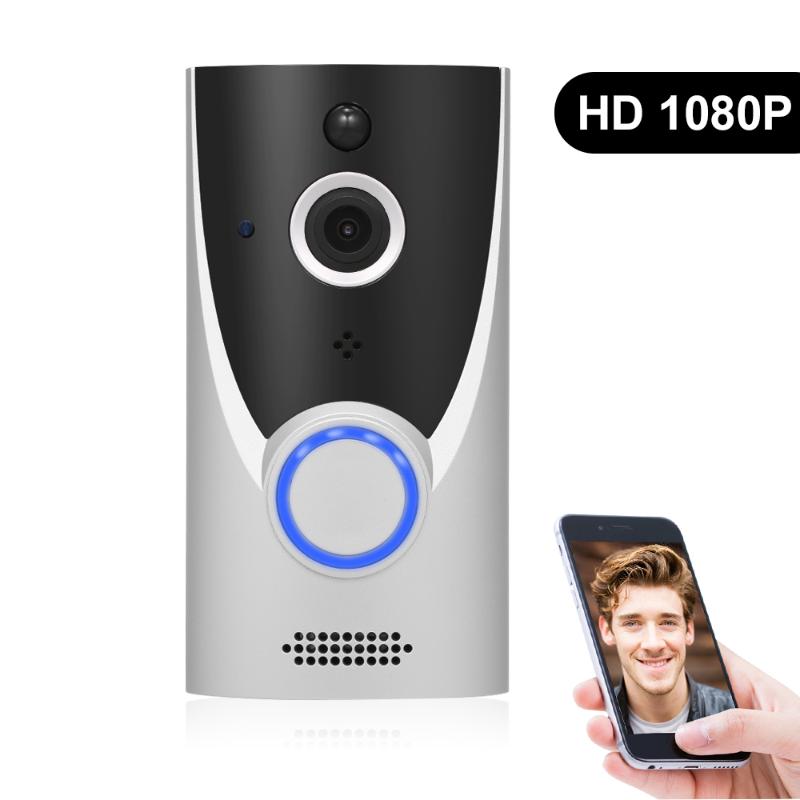 

Smart Home WiFi Video Doorbell 720P/1080P HD Security Camera Night Vision PIR Motion Detection Wireless Doorbell TF Card Slot