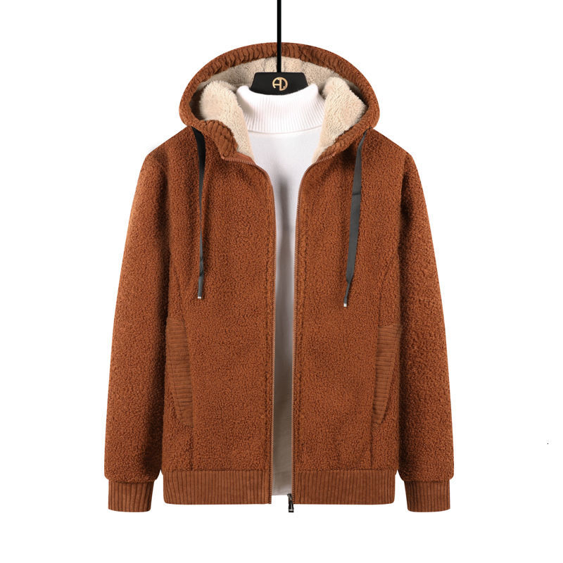 

Man-quilted 2021 Cotton Clothing New Winter Thick Cotton-padded Dress Male Youth Clothes DAK2, Khaki.