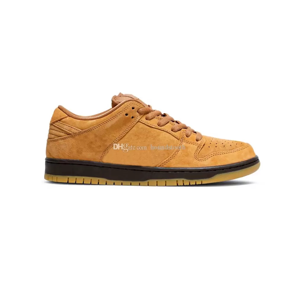 

Top version Men Women shoes Low SB Wheat Mocha Sneakers BQ6817 204, 24