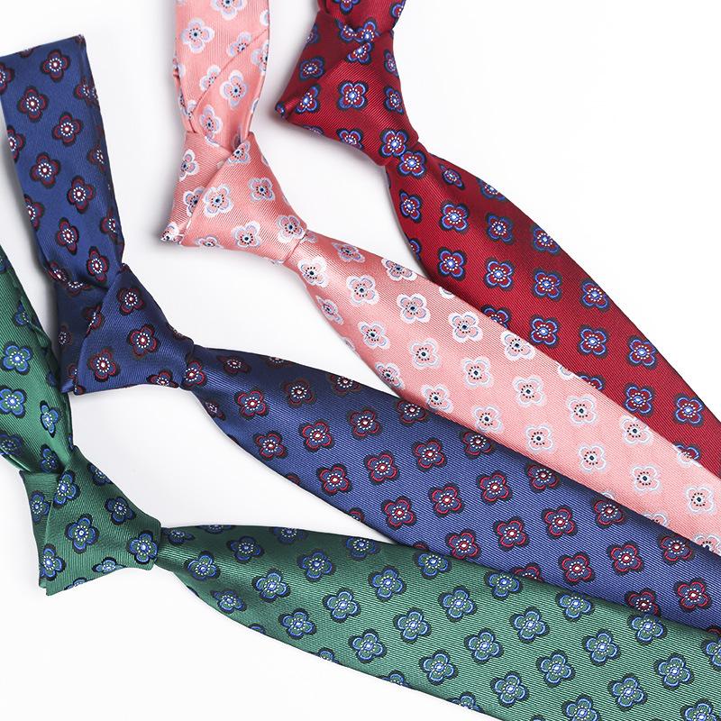 

2020 Floral Printed Neckties for Mens Polyester Formal Dress Gravata Corbatas Neck Ties Wedding Party Cravat Bow Tie