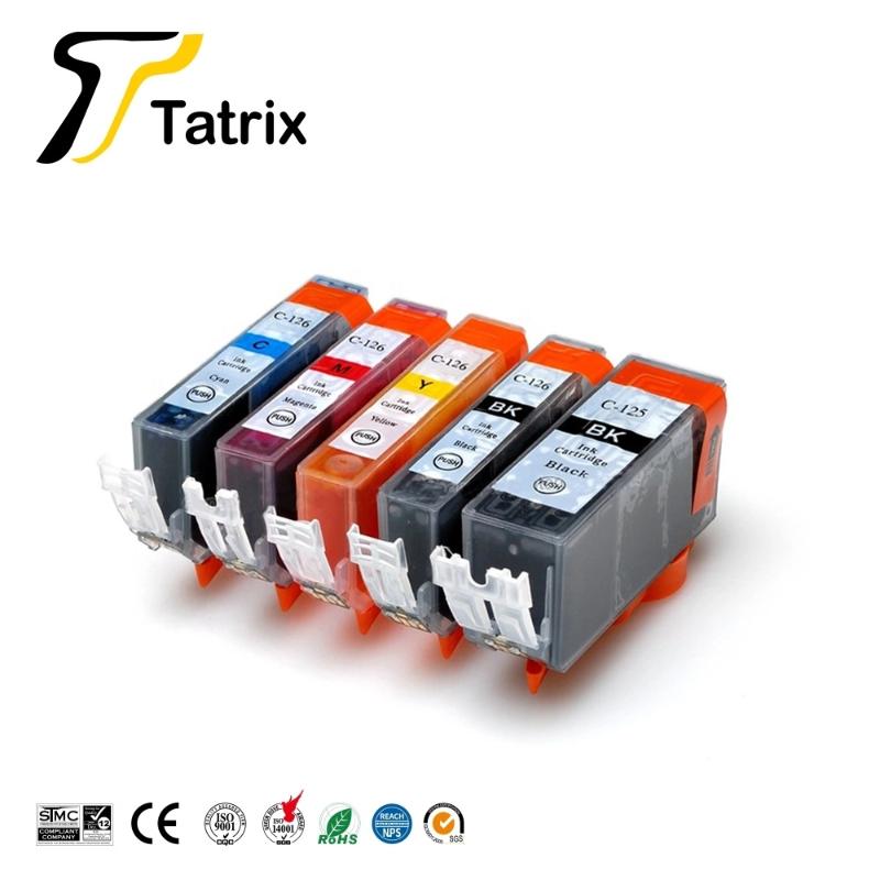 

Tatrix Compatible for Canon PGI125 CLI126 ink cartridge for Canon PIXMA MG6110 MG6210 etc