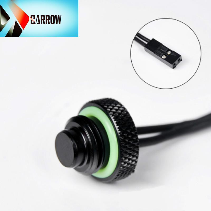 

Barrow G1/4" black / bright silver / white gold color temperature sensor water lock water stop sealing plugs TCWD-V1. gadget1