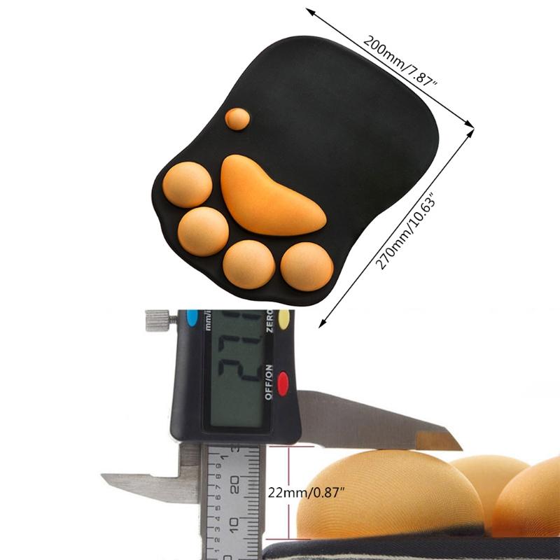 

3D Mouse Pad Anime Silicone Cat Mouse Pad Wrist Rest Support Memory Foam Mat