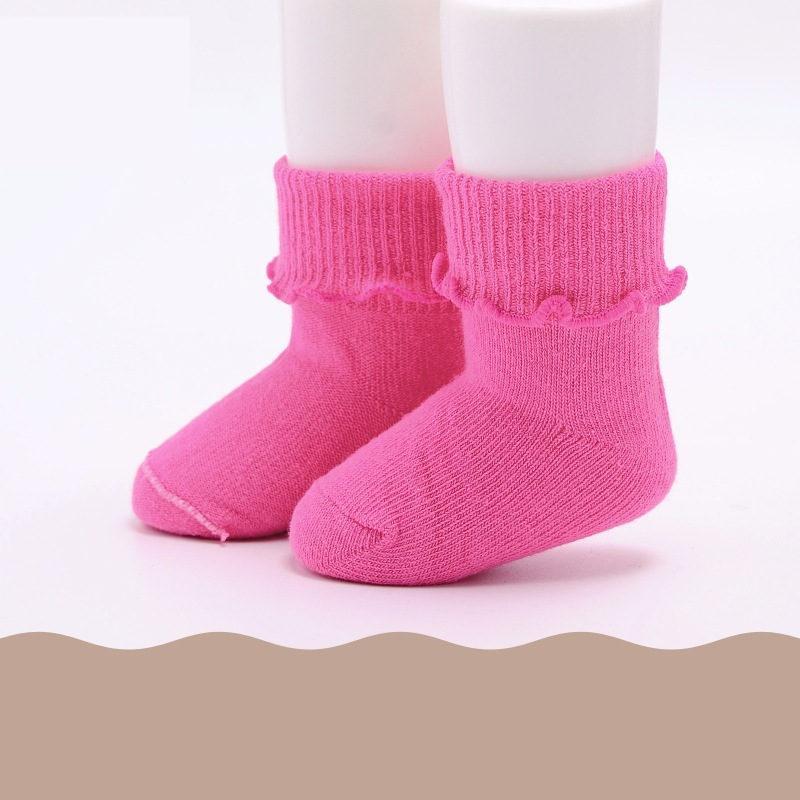 

Curling Cotton Baby Socks Summer Short Newborn Ribbed Socks High Quality For Kids Breathable Kids Clothes Accessories1, Pink