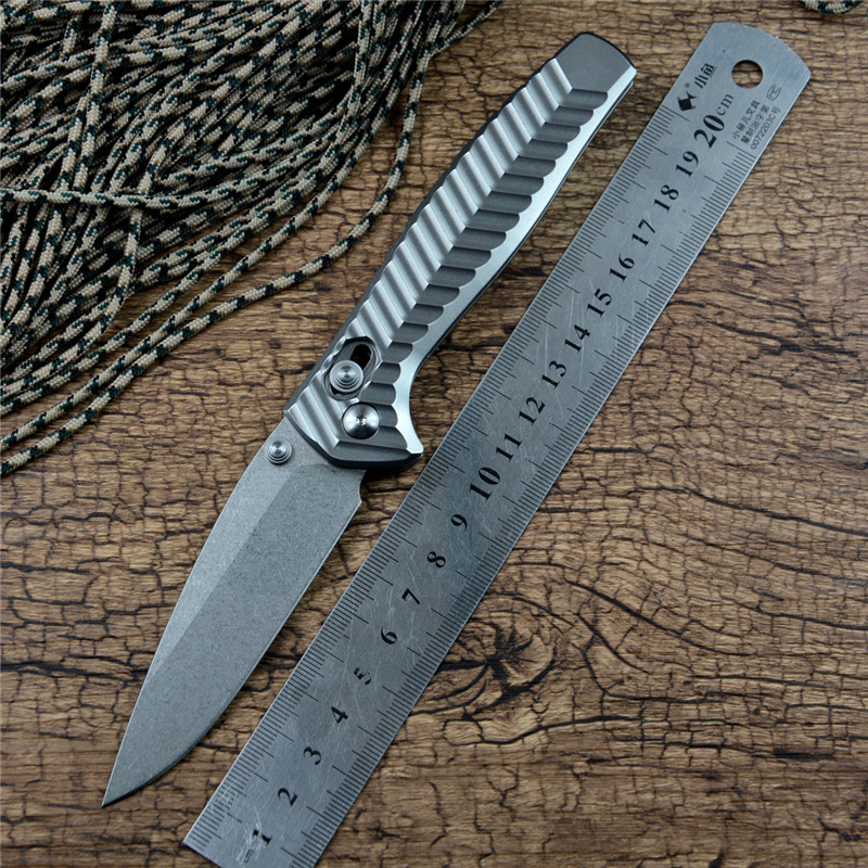 

AXIS 781 D2 Steel Blade Pocket Knife Aluminum handle Fold camping Survival Hunting Outdoor Knives EDC Tool Xmas Gift Knives