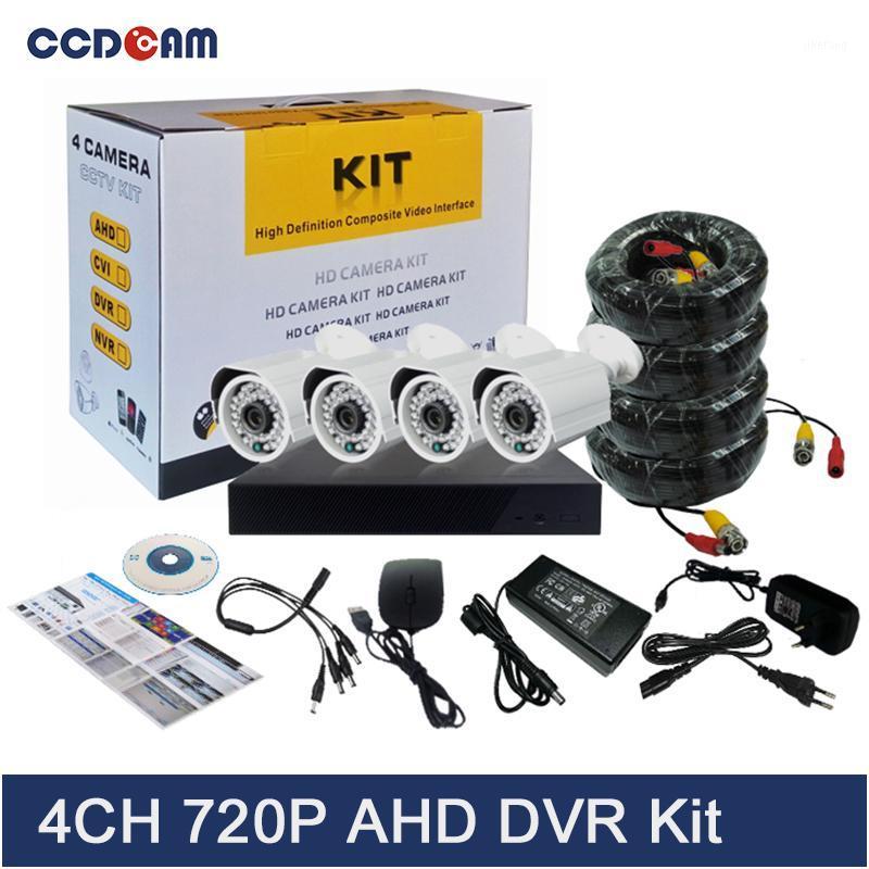 

CCDCAM CCTV System 4CH 720P AHD DVR Kit Security 1MP AHD Camera Outdoor with 4CH 720P DVR1