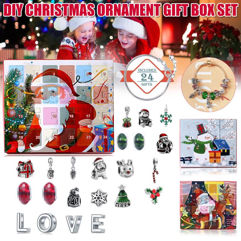 

Christmas Countdown Advent Calendar Blind Box Bracelets Toy Gift for Kids Boys and Girls DTT88