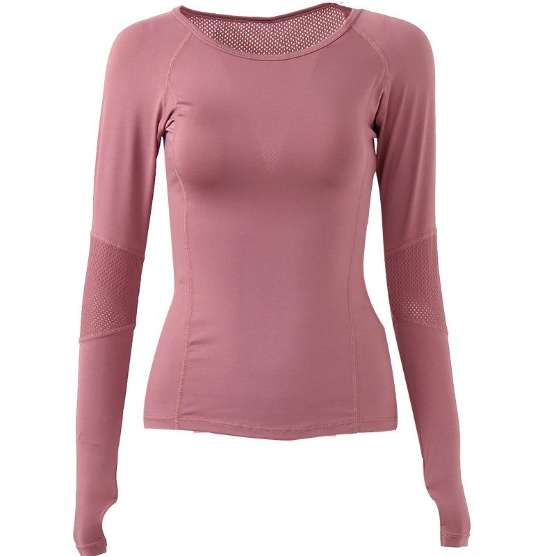 

NWT 2021 yoga shirts Women Autumn long Sleeve Sports T Shirt Fitness Gym Running shirt Quick Dry Yoga Shirts free shipping mujer, Black